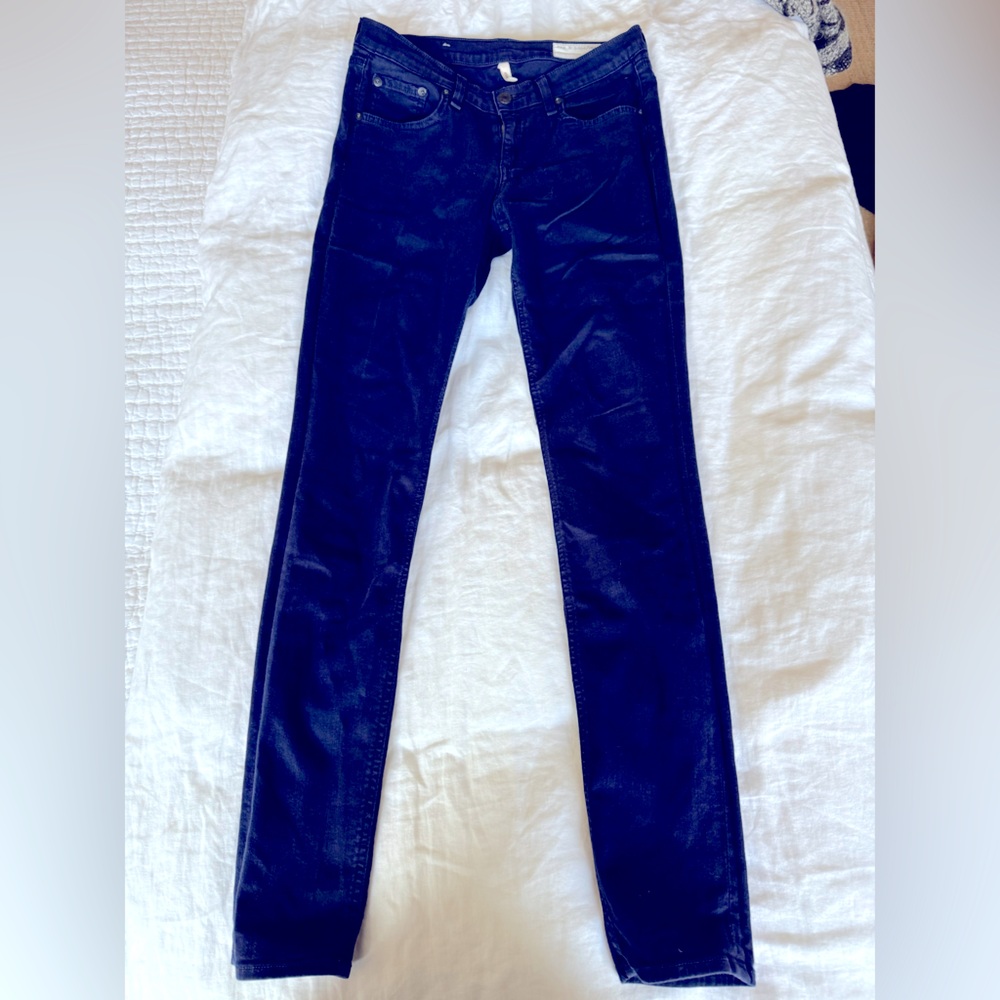 Rag & Bone Skinnys in navy blue SZ 26